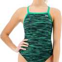 TYR Women's Durafast Elite Diamondfit Swimsuit (36, Green)