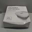 Collapsible Foot Spa Bath with Heat and Massage Rollers, Bubble, Foot Pedicure Kit, Temperature Control, Red Light, Pedicure Foot Spa, Foot Bath