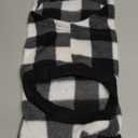 EXPAWLORER Plaid Cat Sweater - Pet Clothes Cat Puppy Vest Warm Fleece Hoodie for Cats, Fall and Cold Winter Coat Pullover Design, Buffalo Checked Sweatshirt Clothing Also for Small Dogs (Black), S