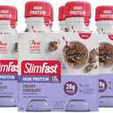 SlimFast Advanced Nutrition Creamy Chocolate Shake – Ready to Drink Meal Replacement – 20g of Protein – 11 Fl. Oz. Bottle – 12 Count - Pantry Friendly By 01/24/2026