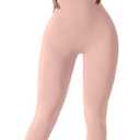 YEOREO Women Long Sleeve Workout Jumpsuit Zip Up Romper Bottom Pants Bodysuit Bodycon Sexy One Piece (Medium, Pink)