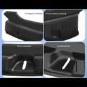 TPE Rear Trunk Sill Protector for Tesla Model Y Juniper 2025-2026 Black
Black TPE protector provides anti-scratch coverage for the rear trunk sill.