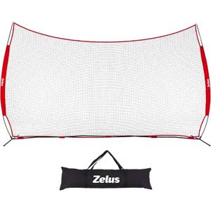 16x10ft Barricade Backstop Net, Ball Sports Barrier, Practice Net for Baseball, Softball, Lacrosse, Soccer, Basketball and More