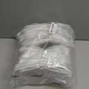 36 PCS Clear Makeup Bags Bulk Clear Cosmetics Bag Plastic Travel Bags Clears Plastic Toiletry Bags With Zipper Waterproof Portable Clears Bag for Travel Women Men Bathroom Organizing,White