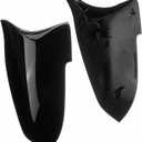Side Mirror Cover Compatible with BMW 2014-2018 5 Series F10 F11 F18, 2014-2018 6 Series F06 F12 F13, 2013-2015 7 Series F01 F02 Rear View Door Side Mirror Cover Cap (Glossy Black)