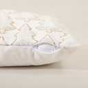 Christmas Pillow Covers 18x18 inch Set of 2,Christmas Pillows Tree White Faux Fur Throw Pillow Covers,Winter Holiday Farmhouse Cushion Case Decoration for Sofa Couch