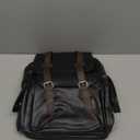 Farcauo Laptop Backpack for Women Men College Computer Backpack for Women Large Leather Work Backpack Black Teacher Business Back Pack travel backpack Carry on Flight Approved