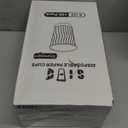 SIUQ 8 oz Coffee Cups - 150 Pack, Insulated Disposable Paper Cups 8 oz, Corrugated Ripple Wall Cups for Hot Beverage or Cold Drinks (Champagne)