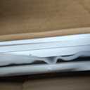 DUMOS 32" Home Office Computer Desk with Drawers, Small Gaming Writing Study Table with Storage Side Bag, Headphone Hook and Adjustable Feet for Bedroom White