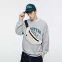 Viqueen Fashion Large Fanny Waist Pack Crossbody Belt Bag for Women and Men,Lightweight Bag with Zipper and Pockets for Running and Sports,Water Resistant,Hands Free Phone Carrying(Beige)