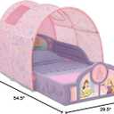 Delta Children - Disney Princess Sleep and Play Toddler Bed with Tent, Purple/Pink
