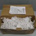 Minetom 100 Pack All-in-One Christmas Light Clip for C7 C9 Christmas String Lights, Christmas Light Plastic Clips for Roof and Gutter, Shingle Clips Outdoor