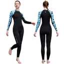 Skyone Full Body Rash Guard Swimsuit Dive Skins for Women Men, Thin Wet Suit Diving Suit UV Protection Long Sleeve Scuba Skin, M
