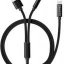 sunshot USB C to Aux Cord, USB C to 3.5mm Audio Aux Jack and USB Charging Cable, Headphone Stereo Cord, Compatible with iPhone 15 16 Pro Max Plus, iPad Pro, Galaxy S23 S22 S21 S20 Ultra, Pixel, 4Ft
