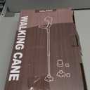 LIXIANG Forearm Crutches for Adults 5ft 6 Feet 350 Lbs Black, 2PCS