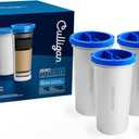 Culligan with ZeroWater Technology Replacement Filter 4-Pack, 5-Stage Advanced Water Filter IAPMO Certified to Reduce Lead, Total PFAS (Forever Chemicals), Mercury, Fluoride, and Chlorine