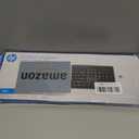 HP 230 Wireless Keyboard - Wireless Connection - Low-Profile, Quiet Design - Windows & Mac OS - Laptop, PC Compatible - Shortcut Keys & Number Pad - Long Battery Life (3L1E7AA#ABA),Black