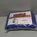 Obstal 2 Pack Table Clothes for 4 Foot Rectangle Tables - Water Resistant Washable Fabric Polyester Rectangle Table Cover Protector for Wedding, Banquet and Trade Shows, 48L x 24W Inches, Royal Blue