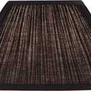 Aspen Creative 33141, Mushroom Pleated Traditional Spider Lamp Shade, Black, 6" Top x 14" Bottom x 18" Slant