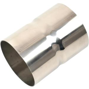 Polished Stainless Steel 3'' ID to 3'' ID Exhaust Adapter,Exhaust Reducer Connector Pipe,ID 3 Inch Exhaust Coupler,4'' Length,Universal Fitment