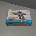 Electric Water Gun for Adults Kids, with Lighting Effects, Automatic & Manual Dual Mode High Powered High Capacity Squirt Guns, 32 FT Range for Adult Kid (Solid - Blue)