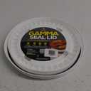 Gamma2 Seal Lid - Pet Food Storage Container Lids - Fits 3.5, 5, 6, & 7 Gallon Buckets, White, 4122E, Made in USA, Fits a 3.5 to 7 Gallon Bucket