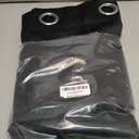 NICETOWN Black Out Curtains 54 inches Length Set of 2, 2 Thick Layers Completely Blackout Window Treatment Thermal Insulated Lined Drapes for Basement Window (42 inches Width Each Panel)