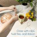 Spartan Industrial - 9" X 12" Open-End Flat Bags (200 Count) 1.1 Mil Clear Poly Bags for Clothing, Art, Journal Packaging (Do Not Have Seal and Do Not Have Prints)