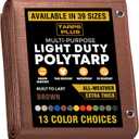 Tarps Plus Poly Tarps, Brown Tarp 20×30 ft, 6 Mil Heavy-Duty, Waterproof, UV Resistant, Reinforced Grommets, All-Purpose Cover