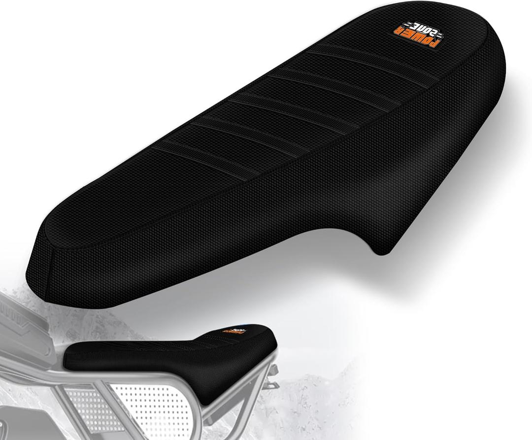 Ribbed Seat Cover Compatible with Q20 - Non-Slip Electric Ebike Seat Cover Cushion (All Black)