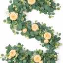 2Pcs Artificial Garland Floral 6FT Vines Wedding Arch Flowers Decorations