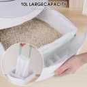 Self-Cleaning Cat Litter Box - Large Automatic With App Control, Odor Removal, Anti-Pinch Safety Protection, Smart System Suitable for Multiple Cats