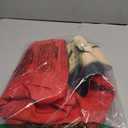 Adult Men Halloween Red Jumpsuit Costume with Mask Cosplay Outfits Unisex Coveralls
