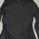 EasyGala Womens Double Lined Long Sleeve Shirts Boat Neck Going Out Tops Trendy Slim Fitted Tees Basic Fall Outfits 2025 Black, Size S