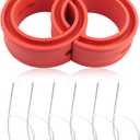 2PCS Front-Rear Coil Spring Spacer for 1.45''-1.65'' Spring Spacing,Heavy-Duty Coil Spring Booster Enhance Spring Rate,Universal Coil Spring Spacers Car Accessories for 2000-2500Lb Car