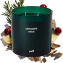 Old Saint Wick Scented Holiday Candle by Snif, Woody, Aromatic, Fir Scent, 50+ Hours, 100% Cotton Fiber Wicks, Soy Wax Blend, Non-Toxic, Vegan, 8.5 Oz