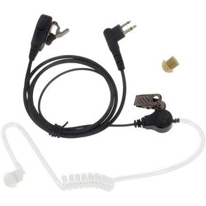 Artisan Power P-4601: Surveillance Translucent Acoustic Tube Earpiece with 2-Wire PTT and 2 Pin Connector for Motorola Radios