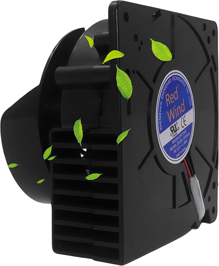 whcusmm 12V 1.0A Replacement Air Blower for Halloween Christmas Inflatables, Vortex Low-noise fan, Outdoor Blow Up Motor Replacement Fan Blower Parts for Inflatables Yard Decorations