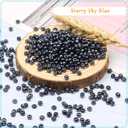 2 x 2000pcs Glass Seed Beads Bulk,4mm 6/0 Craft Seed Beads Small Pony Beads for DIY Craft Project Bracelet Necklace Jewelry Making - Starry Sky Blue Color Waist Beads Spacer Beads with Tweezers