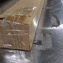 ChrisDowa Cordless Zebra Blinds for Windows, Dual Layer Free-Stop Light Filtering Window Roller Shades, Pull Down Privacy Zebra Shades for Home, Office, Bedroom, Door (70" W x 72" H, White)