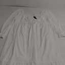 Plus Size Dresses Sweetheart Neckline Long Sleeves Chiffon Party Cocktail A Line Curvy Womens Midi Dress (20 Plus, White)