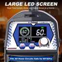 Reboot Plasma Cutter Non-High Frequency Non-Touch Blow Back Pilot Arc, 1" (25mm) Max Cut 5/8 Inch Clean Cut, 2T/4T, Large LED Display Gouging/Marking/Mesh Plate Cutting 120V/240V Dual Voltage