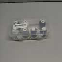 New brothread - 18 Options - Multi-Purpose 100% Mercerized Cotton Thread 50S/3 600M Each Spool for Quilting, Serger, Sewing and Embroidery - 8xMonochrome with Clear Plastic Storage Box