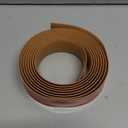 Floor Transition Strip 1.57" Self Adhesive Flat Vinyl Flooring Transitions Strip with Strong Backing Wood Grain (4cm, 10FT, Brown Wood Grain)