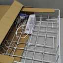 WD28X31819 WD28X10284 Lower Dishwasher Rack Replacement Parts for GE Lower Dish Rack Dishwasher Roller Wheels GE GSD2100V55BB GSD2100V70BB GSD2100V55WW Built-In Bottom Dishrack Assembly 1 Pcs