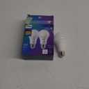 PHILIPS LED A19 Selectable White Dimmable LED Light Bulbs, 1500 Lumen, Flicker-Free 60w Soft White E26 Base Bulb with EyeComfort Technology, 6500K, Dimmable Lamp, 1 Pack
