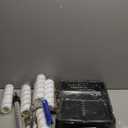 32PCS Paint Roller Kit with Extension Pole - 2 to 4 FT Pole, 4 inch 9 inch Paint Rollers, Paint Brushes for Walls, Painters Tape & Drop Cloth, Microfiber Roller Covers for Professional Painting