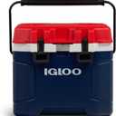 Igloo Trailmate 25 Qt Cooler, Insulated Hard Shell Ice Chest, Americana
