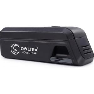 OWLTRA Indoor Electric Mouse Trap, Instant Eliminate Rodent Zapper with Pet Safe Trigger, Black, Small
