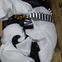 Set of 3 Halloween Hanging Ghosts Outdoor Decorations, Floating Ghost Witch Hats, Hanging Halloween Witch Decor for Yard Patio Garden Tree Outside